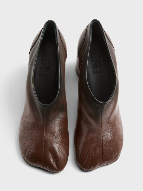 Женские туфли MM6 MAISON MARGIELA COURT SHOE, Артикул S66WL0067, коричневый | 4898827. Ракурс 4