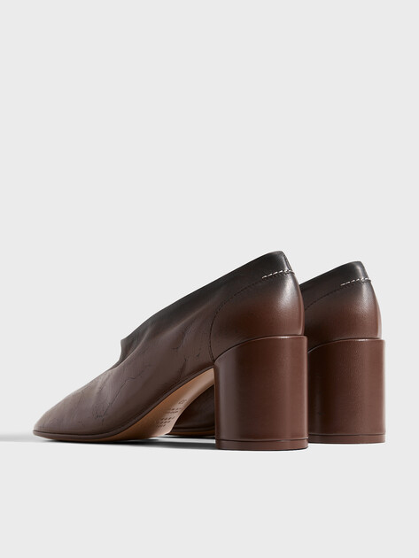 Женские туфли MM6 MAISON MARGIELA COURT SHOE, Артикул S66WL0067, коричневый | 4898827. Ракурс 5