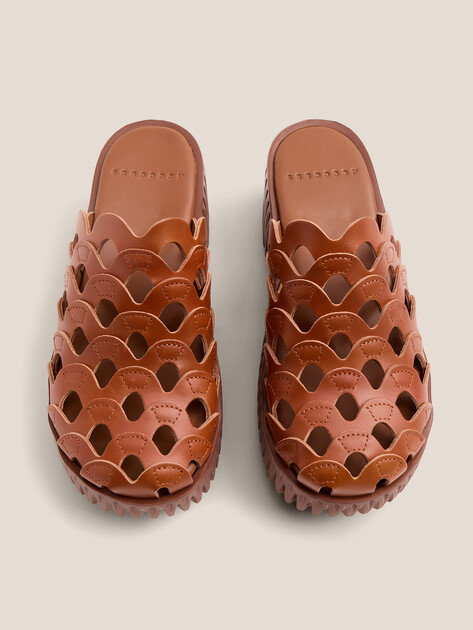 Сабо 4CCCCEES Plia Wave, Артикул Plia Wave, светло-коричневый | 4899027. Ракурс 4