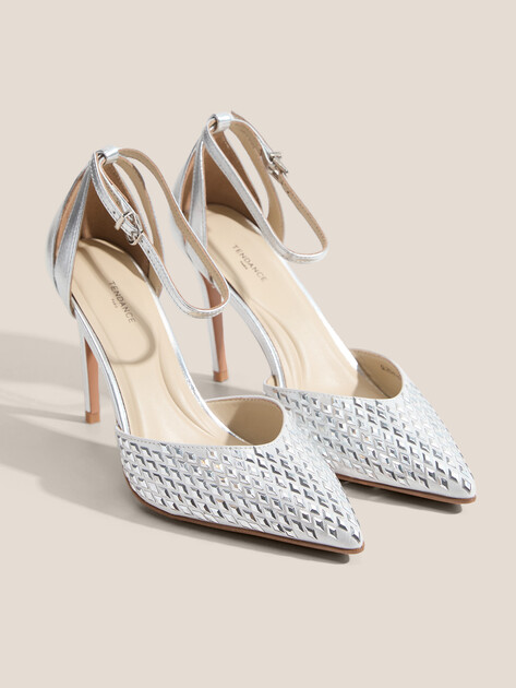 Женские туфли TENDANCE, Артикул GL283-01, серебряный | 4900129. Ракурс 2 Женские туфли TENDANCE, Артикул GL283-01, серебряный | 4900129. Ракурс 2