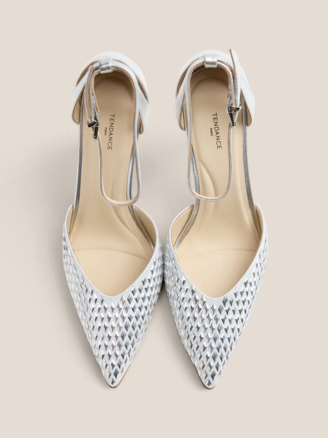Женские туфли TENDANCE, Артикул GL283-01, серебряный | 4900129. Ракурс 4 Женские туфли TENDANCE, Артикул GL283-01, серебряный | 4900129. Ракурс 4