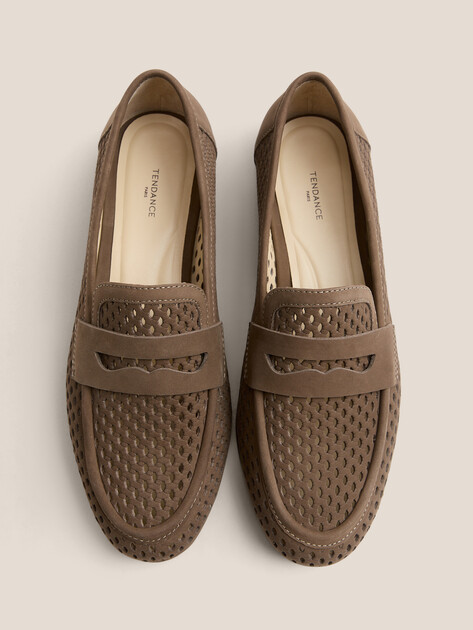 Женские лоферы TENDANCE, Артикул GLC9777-04, темный хаки | 4900244. Ракурс 4