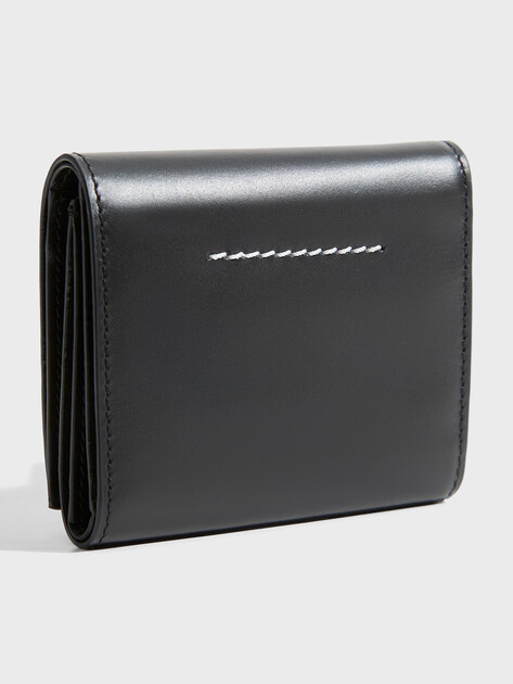 Портмоне MM6 MAISON MARGIELA TRIFOLD WALLET, Артикул SA6UI0030, черный | 4903023. Ракурс 2