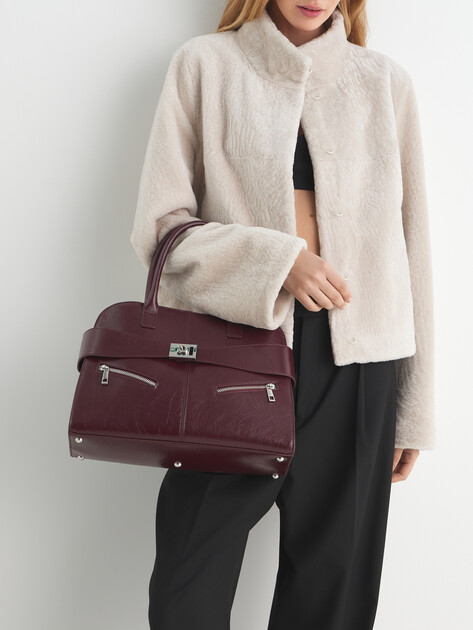 Женский тоут TENDANCE, Артикул WLV25-628, винный | 4903306. Ракурс 5 Женский тоут TENDANCE, Артикул WLV25-628, винный | 4903306. Ракурс 5