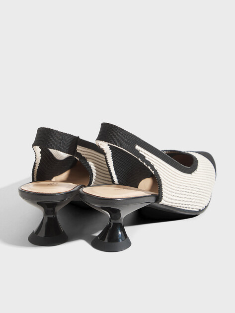 Женские туфли с открытой пяткой (слинг-бэк) TENDANCE, Артикул GL60-01, светло-бежевый | 4903499. Ракурс 5