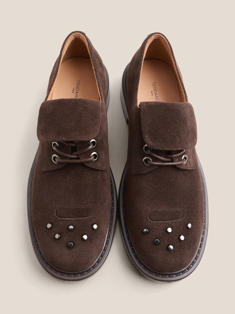 Женские дерби TENDANCE, Артикул GLC5810-01, темно-коричневый | 4903630. Ракурс 4