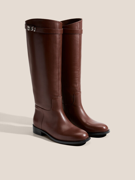 Женские сапоги TENDANCE, Артикул SW609-3, коричневый | 4905780. Ракурс 2