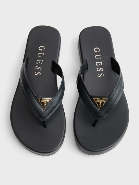 Женские вьетнамки GUESS CANDRY, Артикул FLJCNYELE24, черный | 4905878. Ракурс 4