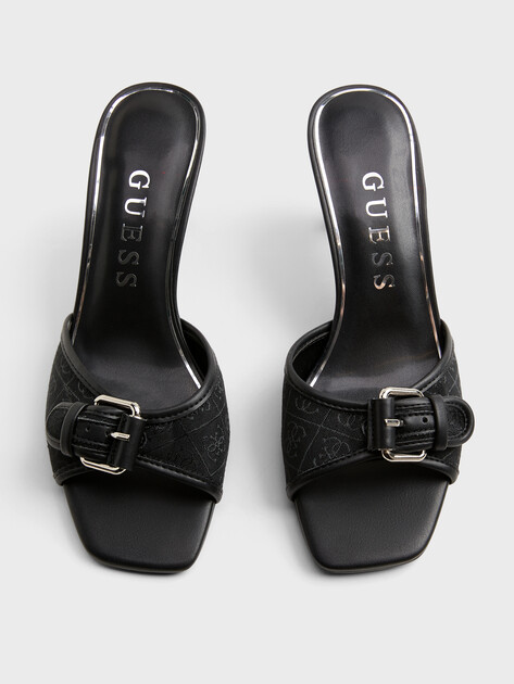 Женские мюли GUESS DISTA2, Артикул FLJDI2FAL03, черный | 4905997. Ракурс 4
