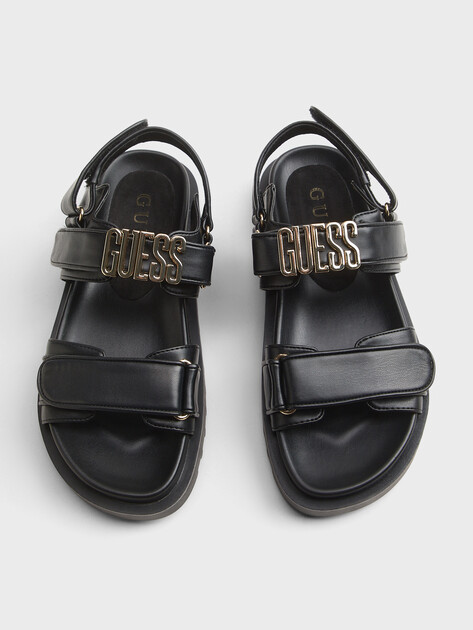 Женские сандалии GUESS FABELIS, Артикул FLJFBLELE03, черный | 4906145. Ракурс 4