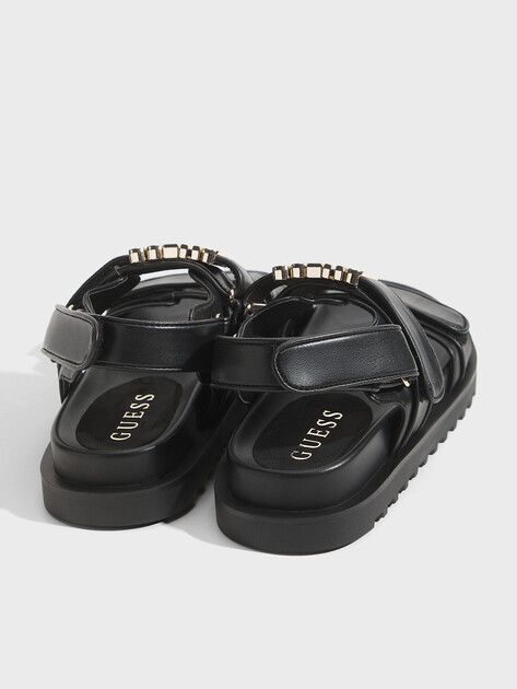 Женские сандалии GUESS FABELIS, Артикул FLJFBLELE03, черный | 4906145. Ракурс 5