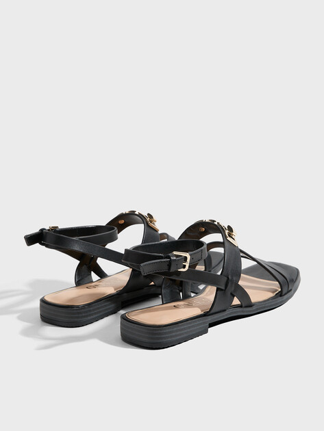 Женские сандалии GUESS RULA, Артикул FLJRULLEA03, черный | 4906423. Ракурс 5