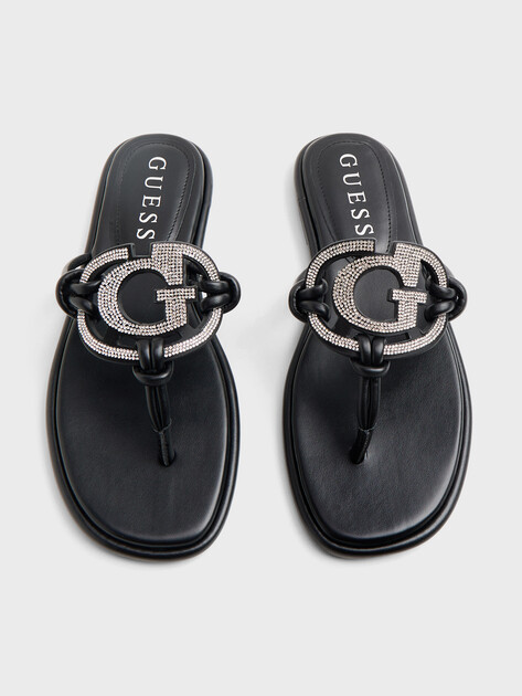 Женские вьетнамки GUESS SAIMAS, Артикул FLJSM2SAT21, черный | 4906432. Ракурс 4 Женские вьетнамки GUESS SAIMAS, Артикул FLJSM2SAT21, черный | 4906432. Ракурс 4