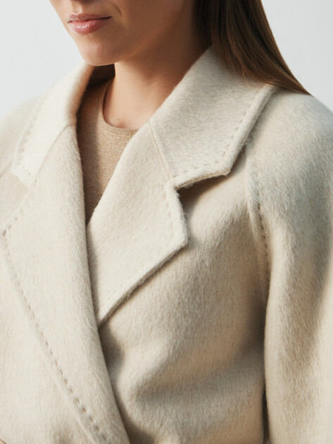Женское пальто MAISON DAVID, Артикул MARCELETA_WDF, светло-бежевый | 4908192. Ракурс 3