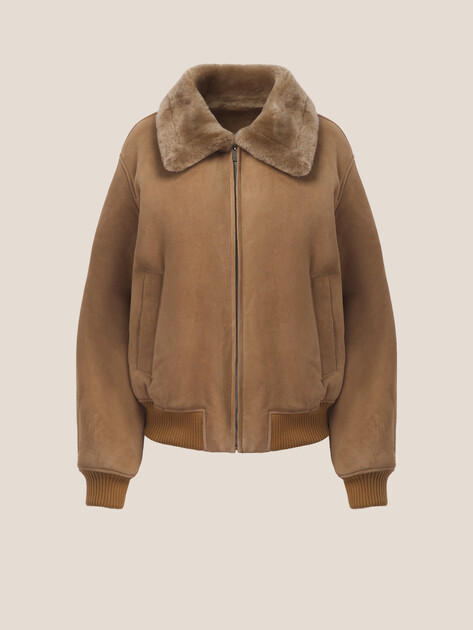 Женская дубленка MAISON DAVID, Артикул SUZANNE_DF, бежево-коричневый | 4908787. Ракурс 6 Женская дубленка MAISON DAVID, Артикул SUZANNE_DF, бежево-коричневый | 4908787. Ракурс 6