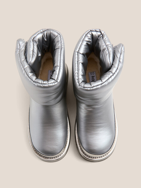 Детские дутики KAPIKA, Артикул 1888д-3, серебряный | 4908803. Ракурс 4