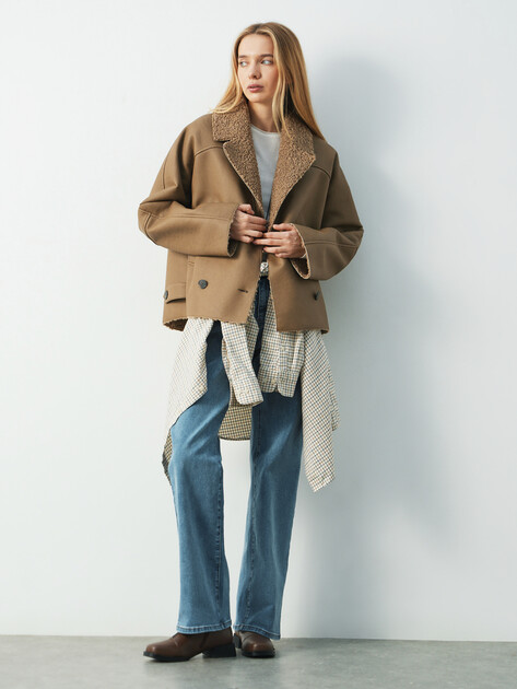 Женские джинсы клеш MAISON DAVID, Артикул SH-021, голубой | 4909626. Ракурс 2 Женские джинсы клеш MAISON DAVID, Артикул SH-021, голубой | 4909626. Ракурс 2