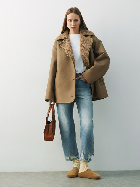 Женские джинсы MAISON DAVID, Артикул SH-131A, серо-синий | 4910030. Ракурс 2