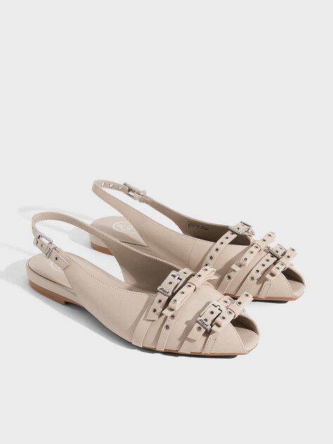Женские сандалии ASH BONNIE SS26, Артикул BONNIE SS26, бежево-серый | 4910421. Ракурс 2