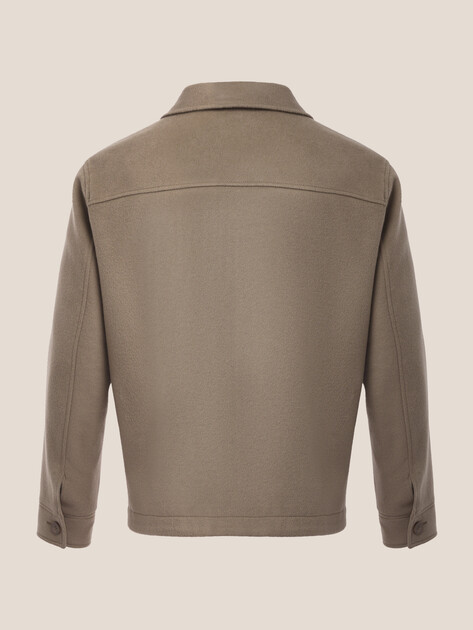 Мужская куртка-рубашка MAISON DAVID, Артикул THEO_6100, серо-коричневый | 4910936. Ракурс 8 Мужская куртка-рубашка MAISON DAVID, Артикул THEO_6100, серо-коричневый | 4910936. Ракурс 8