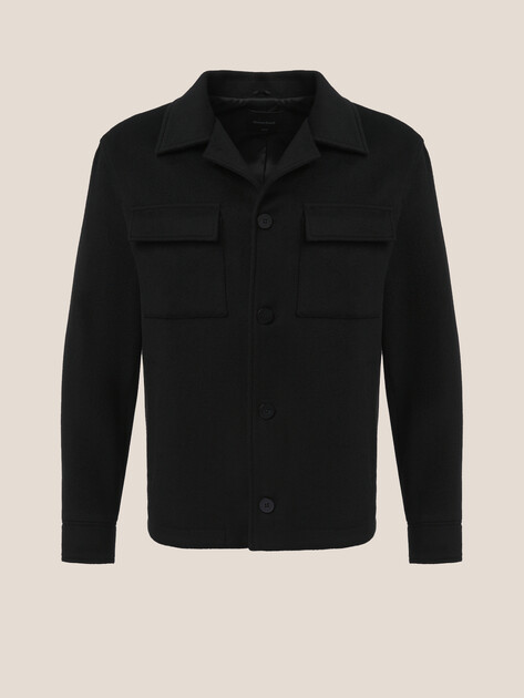 Мужская куртка-рубашка MAISON DAVID, Артикул THEO_6100, черный | 4910942. Ракурс 6