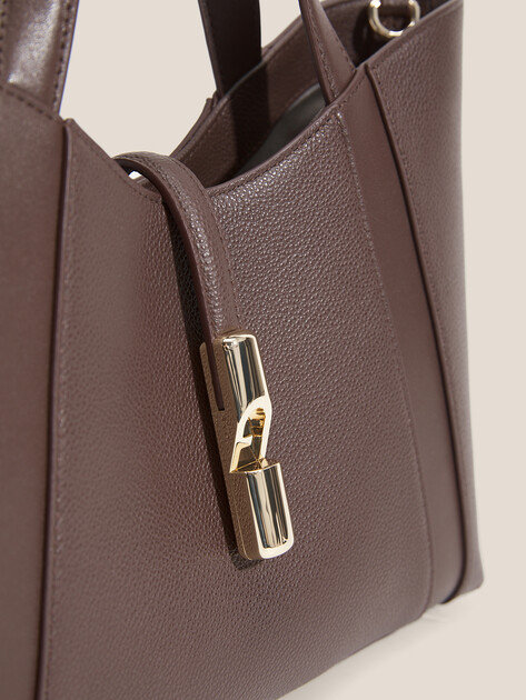 Женский тоут FURLA, Артикул FURLA GOCCIA S TOTE, шоколадный | 4912089. Ракурс 2 Женский тоут FURLA, Артикул FURLA GOCCIA S TOTE, шоколадный | 4912089. Ракурс 2