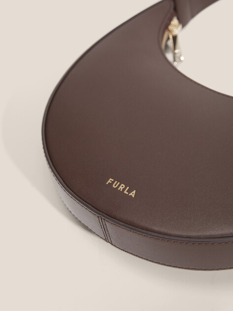 Женская сумка FURLA, Артикул FURLA DELIZIA MINI SHOULDER BAG, шоколадный | 4912200. Ракурс 2 Женская сумка FURLA, Артикул FURLA DELIZIA MINI SHOULDER BAG, шоколадный | 4912200. Ракурс 2