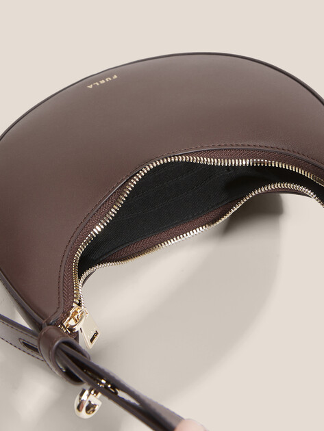 Женская сумка FURLA, Артикул FURLA DELIZIA MINI SHOULDER BAG, шоколадный | 4912200. Ракурс 4 Женская сумка FURLA, Артикул FURLA DELIZIA MINI SHOULDER BAG, шоколадный | 4912200. Ракурс 4