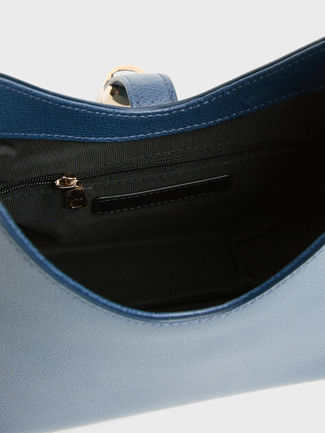 Женская сумка  FURLA, Артикул FURLA IRIDE MINI HOBO, серо-синий | 4912207. Ракурс 4