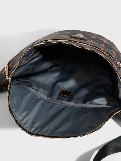 Женская поясная сумка GUESS SILIA BELT BAG, Артикул TWGP9890080, темно-коричневый | 4913131. Ракурс 4