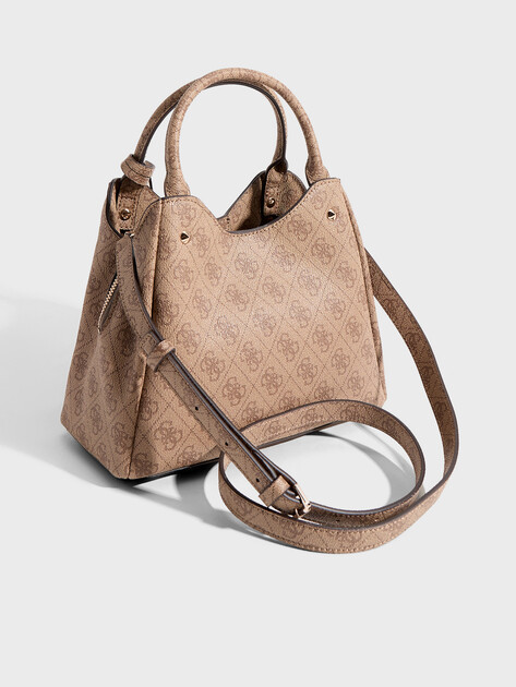 Женская сумка GUESS MERIDIAN II SML GFRND CARRYALL, Артикул HWSG6974050, темно-бежевый | 4913543. Ракурс 3 Женская сумка GUESS MERIDIAN II SML GFRND CARRYALL, Артикул HWSG6974050, темно-бежевый | 4913543. Ракурс 3