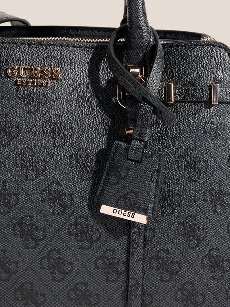 Женский тоут GUESS LEONA LOGO MULIT COMP SATCHEL, Артикул HWSG9917060, темно-серый | 4913551. Ракурс 2