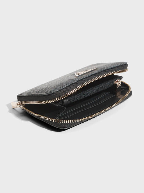 Женский кошелёк GUESS LAUREL II SLG MED ZIP AROUND, Артикул SWSG7459140, темно-серый | 4913771. Ракурс 3