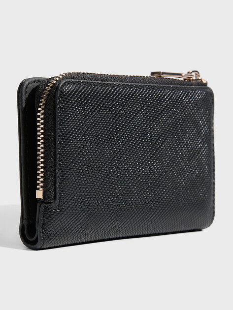 Женский кошелёк GUESS LAUREL II SLG ZIP ARND CRD CSE, Артикул SWZG7459156, черный | 4913794. Ракурс 2