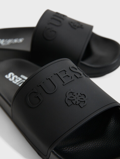 Женские сланцы GUESS SLIPPERS, Артикул E6GZ17BB00F, черный | 4915240. Ракурс 3 Женские сланцы GUESS SLIPPERS, Артикул E6GZ17BB00F, черный | 4915240. Ракурс 3