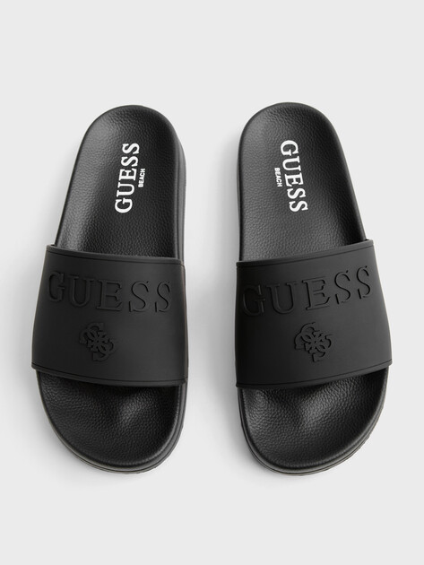 Женские сланцы GUESS SLIPPERS, Артикул E6GZ17BB00F, черный | 4915240. Ракурс 4 Женские сланцы GUESS SLIPPERS, Артикул E6GZ17BB00F, черный | 4915240. Ракурс 4