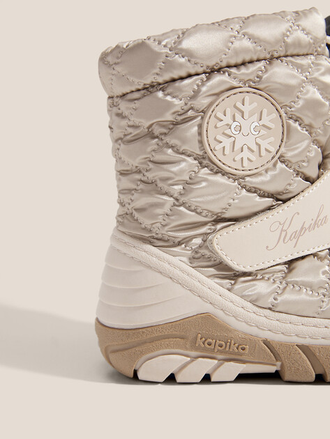 Детские дутики KAPIKA, Артикул 1922д-1, бежевый | 4920641. Ракурс 3