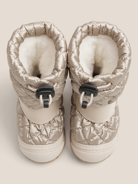 Детские дутики KAPIKA, Артикул 1922д-1, бежевый | 4920641. Ракурс 4