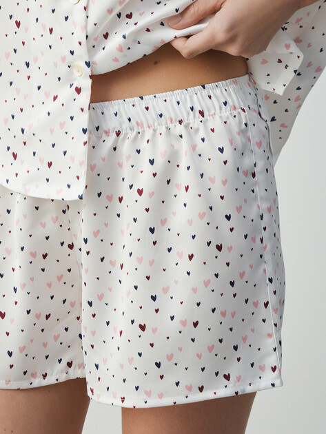 Женские шорты ETAM, Артикул DREAMS - SHORT, белый | 4924022. Ракурс 3