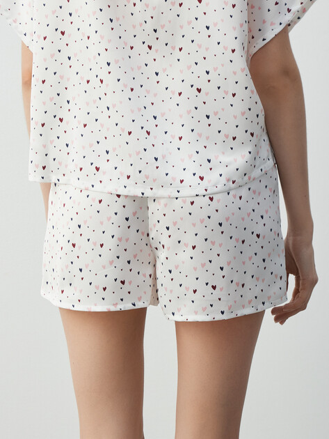 Женские шорты ETAM, Артикул DREAMS - SHORT, белый | 4924022. Ракурс 4