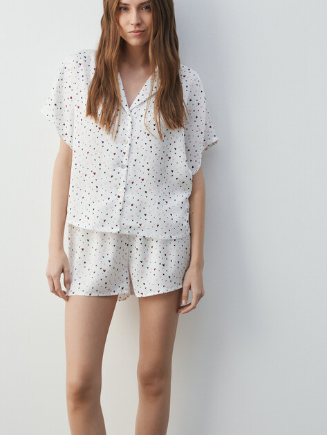 Женские шорты ETAM, Артикул DREAMS - SHORT, белый | 4924022. Ракурс 5