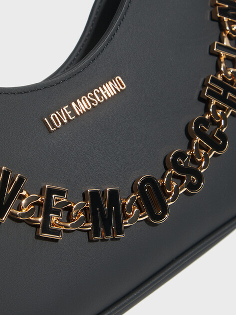 Женская сумка  LOVE MOSCHINO DANGLING, Артикул JC4070PP SS25, черный | 4924677. Ракурс 2