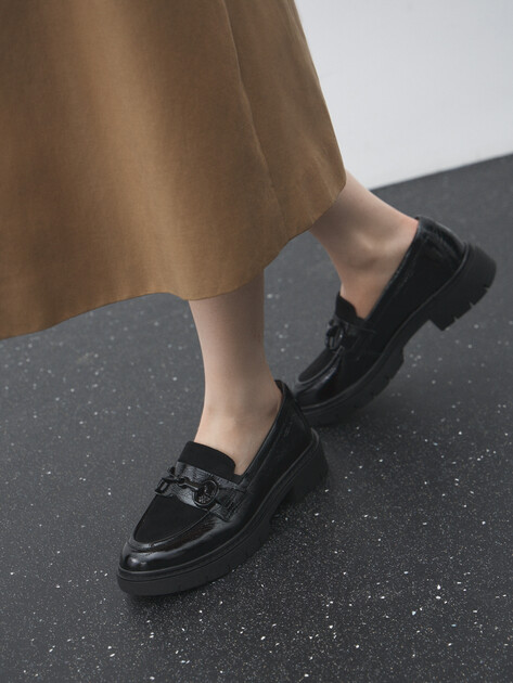 Женские лоферы TAMARIS COMFORT, Артикул 8-84315-43 (K), черный | 4930397. Ракурс 6