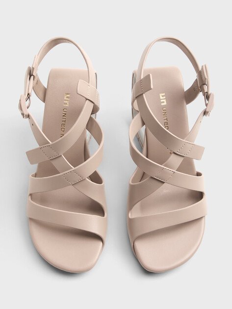 Женские босоножки UNITED NUDE Mobius Straps Hi, Артикул Mobius Straps Hi, пыльно-бежевый | 4931225. Ракурс 4