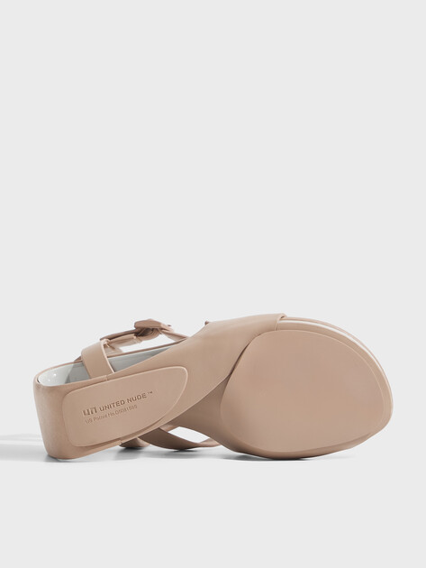 Женские босоножки UNITED NUDE Mobius Straps Hi, Артикул Mobius Straps Hi, пыльно-бежевый | 4931225. Ракурс 6