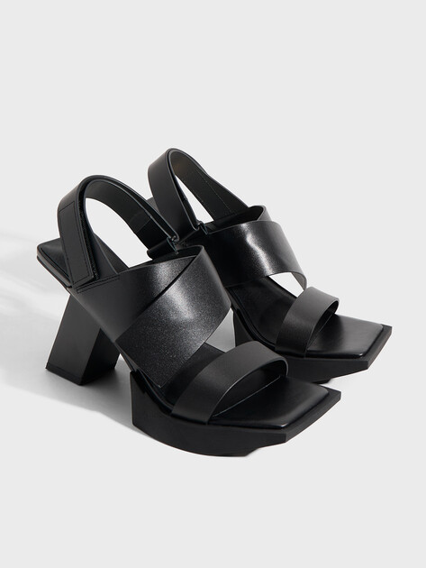 Женские босоножки UNITED NUDE Construct Hi, Артикул Construct Hi, черный | 4931663. Ракурс 2