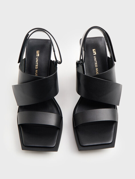Женские босоножки UNITED NUDE Construct Hi, Артикул Construct Hi, черный | 4931663. Ракурс 4