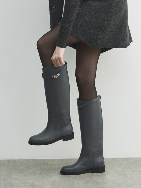 Женские сапоги TENDANCE, Артикул SW609A-21, сине-серый | 4932917. Ракурс 7