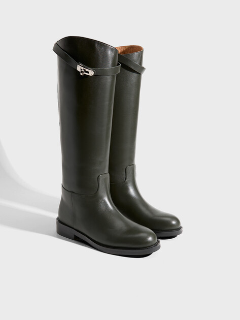 Женские сапоги TENDANCE, Артикул SW609A-21, темно-зеленый | 4932949. Ракурс 2