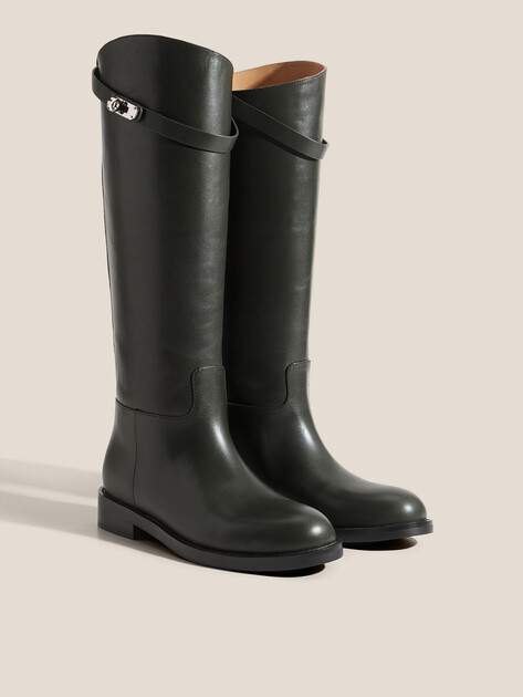 Женские сапоги TENDANCE, Артикул SW609A-21, темно-зеленый | 4932957. Ракурс 2